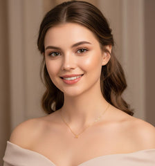 English Initial Necklace